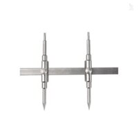 Công cụ sửa chữa Công cụ máy ảnh Công cụ Tic-tac-toe có thể tháo rời cho ống kính máy ảnh Bộ sửa chữa ống kính hai đầu với 4 ốc vít & 1 cờ lê lục giác cho kích thước ống kính 10-135mm