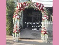 Công cưới hoa hồng , chân bánh kem - Mã: CH-0286