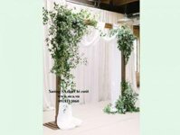 Cổng hoa cưới khung gỗ mộc - Mã: CH-0337