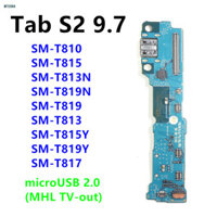 Cổng kết nối đế sạc USB Cổng sạc nhanh Cáp mềm cho Samsung Galaxy Tab S2 9.7 / SM-T810 / SM-T813 / SM-T815 / SM-T817