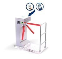 Cổng kiểm soát vé đi bộ Qrcode 3 chấu Tripod CKSVKB Đồ chơi Kinh Bắc – Quản Lý Vào Ra Hiệu Quả Cho Khu Vui Chơi