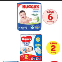 [Cộng Miếng) ]Bịch Tã Dán Sơ Sinh Huggies NB70/ S dán 56/ S80/M dán/ L dán/ XL dán Miếng Mẫu Mới