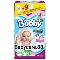 (Cộng miếng) Miếng lót sơ sinh Bobby Newborn NB1 108+9/NB 108+3/NB60