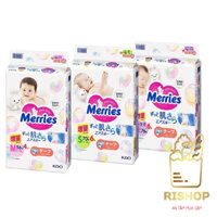 CỘNG MIẾNG-Tã Bỉm Dán/Quần Merries Nội Địa Size NB 90+6/S 82+6/M 64+4/M 58+6/L 44+6/XXL 26+2/XL 38+6