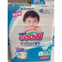 [Cộng Miếng] Tã Bỉm GOON Nội Địa Nhật dán quần NB90/S84/M64 Ma20s - -