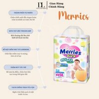 [CỘNG MIẾNG] Tã Merries Nội Địa Nhật Bỉm Tả Meries Quần Dán Size NB82/S76/M60/L58/M64/L58/XL44/XXL28