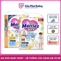 [Cộng Miếng][Nội Địa Nhật] Bỉm - Tã Dán, Quần MERRIES Size NB96/S88/M64/L50/Xl44/XXL28