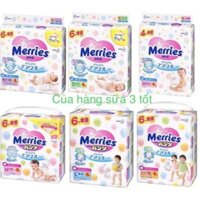 [Cộng miếng][Nội địa Nhật]Bỉm - Tã dán, quần Merries đủ size NB96/S88/M68/L58/M64/L50/XL44/XXL28