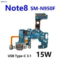 Cổng Sạc USB Jack Dock Kết Nối Bảng Sạc Cáp Mềm Cho Samsung Galaxy Note 8 SM-N950F Note8 Linh Kiện Thay Thế