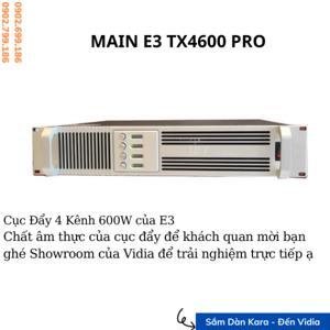 Cục đẩy công suất 4 kênh E3 TX4600 pro