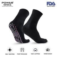 Công suất mới Ion Ion Tourmaline Tia hồng ngoại xa Sức khỏe Tất Cotton tự sưởi ấm Đen Trắng Cải thiện tuần hoàn máu cơ thể