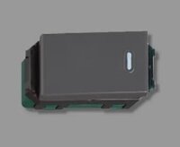 CÔNG TẮC 1 CHIỀU LOẠI NHỎ *Cách đấu dây : (Bắt vít)  - Màu đen