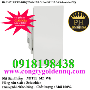 Công tắc 2 chiều Schneider M3T31_M2_WE - Size M
