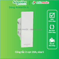 CÔNG TẮC 2 CỰC 20A CHO MÁY NƯỚC NÓNG LẠNH ĐIỀU HÒA Size S CẮM NHANH M3T31_D20N_WE SCHNEIDER AVATARON A - KHẢI PHƯỚC