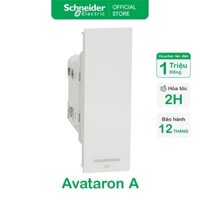 Công tắc 2 cực - Trắng - IP20 - 20A - 250VAC - Size S - dòng AvatarOn A - Schneider Electric - M3T31_D20N_WE