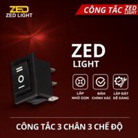 Công Tắc 3 Chân 12.24V 3 Chế Độ Sử Dụng Cho Đèn Trợ Sáng 2 Màu