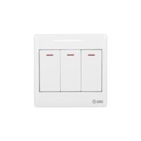 Công tắc 3 phím lớn Sino S983D1