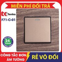 CÔNG TẮC ÂM TƯỜNG ĐƠN VÂN GỖ TK-F71-C-01