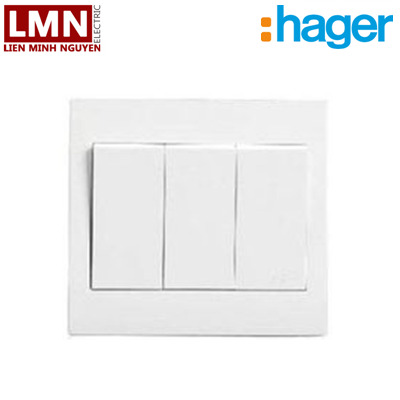 Công tắc ba 1 chiều 10A Hager WXEL131