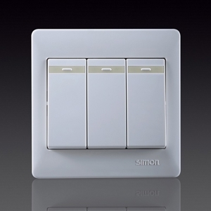 Công tắc ba 2 chiều có dạ quang Simon 51032BTY