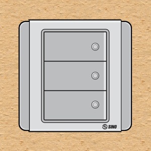 Công tắc ba 2 chiều Sino S66DGMN3