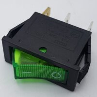 Công tắc bập bênh có đèn KCD3-101N (xanh)