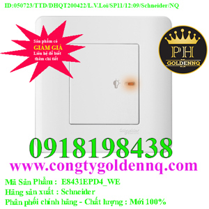 Công tắc bật đèn Zencelo Series Schneider E8431EPD4-WE