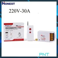 Công tắc bật tắt máy bớm nước từ xa công suất lớn 30A/220V khoảng cách 1Km 6220ZR- CHÍNH HÃNG HONEST,điều khển từ xa