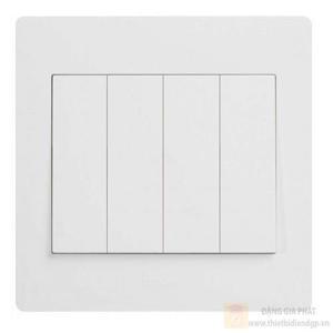 Công tắc bốn 1 chiều 16A WGML141 Muse Hager