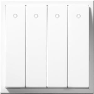 Công tắc bốn 1 chiều có LED 16AX 701043