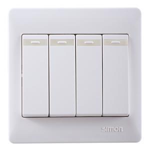 Công tắc bốn 1 chiều có phản quang 10AX 51041BTY