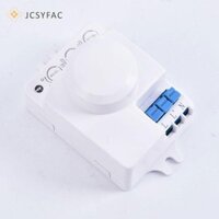 Công tắc cảm biến lò vi sóng JCSYFAC 5,8ghz HF 220V LED 360 độ Radar Cảm biến cơ thể chuyển động Mới