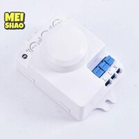 Công tắc cảm biến lò vi sóng MeiShao 5.8ghz HF 220V LED 360 độ Radar Cảm biến cơ thể chuyển động Đẹp