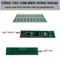 CÔNG TẮC CẢM BIẾN VẪY TAY XUYÊN CHỤP, ẨN MẮT CẢM BIẾN, ĐIỀU CHỈNH ĐƯỢC ĐỘ SÁNG
