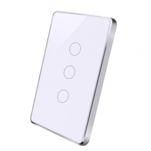 Công tắc cảm ứng 3 nút có viền Wifi SmartZ WS1.3W