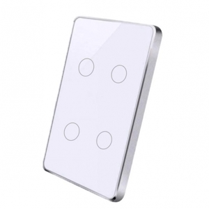 Công tắc cảm ứng 4 nút có viền Wifi SmartZ WS1.4W