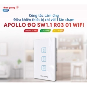 Công tắc cảm ứng Apollo ĐQ SW1.1 R 03 01 WiFi
