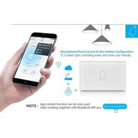Công Tắc Cảm Ứng Broadlink/ Bestcon  TC2 1 phím - US - 220V - Hình Chữ Nhật