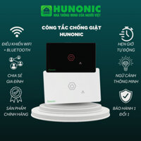 Công Tắc Cảm Ứng Chống Giật Wi-Fi Hunonic Datic Công Suất Lớn Điều Khiển Từ Xa, Hẹn Giờ Bật/Tắt