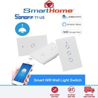 Công Tắc Cảm Ứng Điều Khiển Thiết Bị Điện Qua Mạng Wifi - Sonoff T1 US 3C