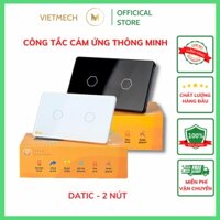 Công Tắc Cảm Ứng Wifi 2 Nút Điều Khiển Từ Xa Qua Điện Thoại | Công Tắc Cảm Ứng Thông Minh | Công Tắc Wifi 2 Kênh