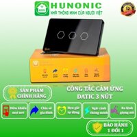 Công Tắc Cảm Ứng Wifi Giá Rẻ, Công Tắc Điều Khiển Từ Xa Qua Điện Thoại Datic 3 Nút