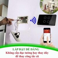 Công Tắc Cảm Ứng Wifi Giá Rẻ, Công Tắc Điều Khiển Từ Xa Qua Điện Thoại Datic