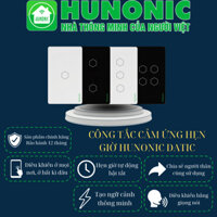 Công Tắc Cảm Ứng  Wifi Hunonic Datic, Điều Khiển Từ Xa Trên Điện Thoại, Hẹn Giờ Bật/Tắt Thiết Bị