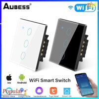 Công TắC ChạM WIFI Thông Minh 1 / 2 / 3 / 4 Cho Alexa Google Home