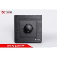 Công Tắc Chiết Áp Quạt – Rơ Le Điều Chỉnh Tốc Độ Quạt Mặt Nhôm Phay Tenko TK-F71-B-62 Đen