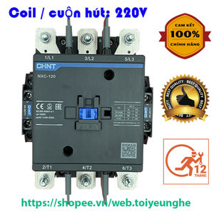 Công tắc Chint NXC-225 - 225A 110kW 3P