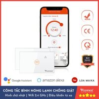 Công tắc chống giật thông minh Vconnex dùng bình tắm nóng lạnh, kích hoạt cảm ứng, điều khiển từ xa