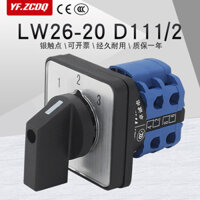Công tắc chuyển đổi đa năng Lw26-20 D111 / 2 Công tắc chuyển đổi nguồn một dòng ba kênh Công tắc một chiều 39-16B