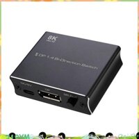 Công tắc cổng hiển thị 8K 1.4 Bộ chuyển đổi công tắc hai chiều 2X1 / 1X2 Hỗ trợ 4K @ 120Hz 8K @ 30Hz cho nhiều màn hình youyilu